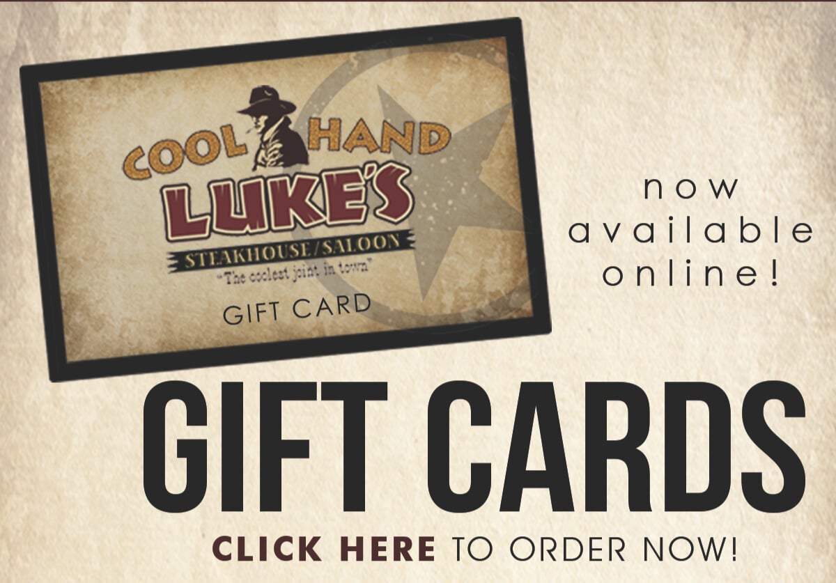 Gift Cards Now Available Online