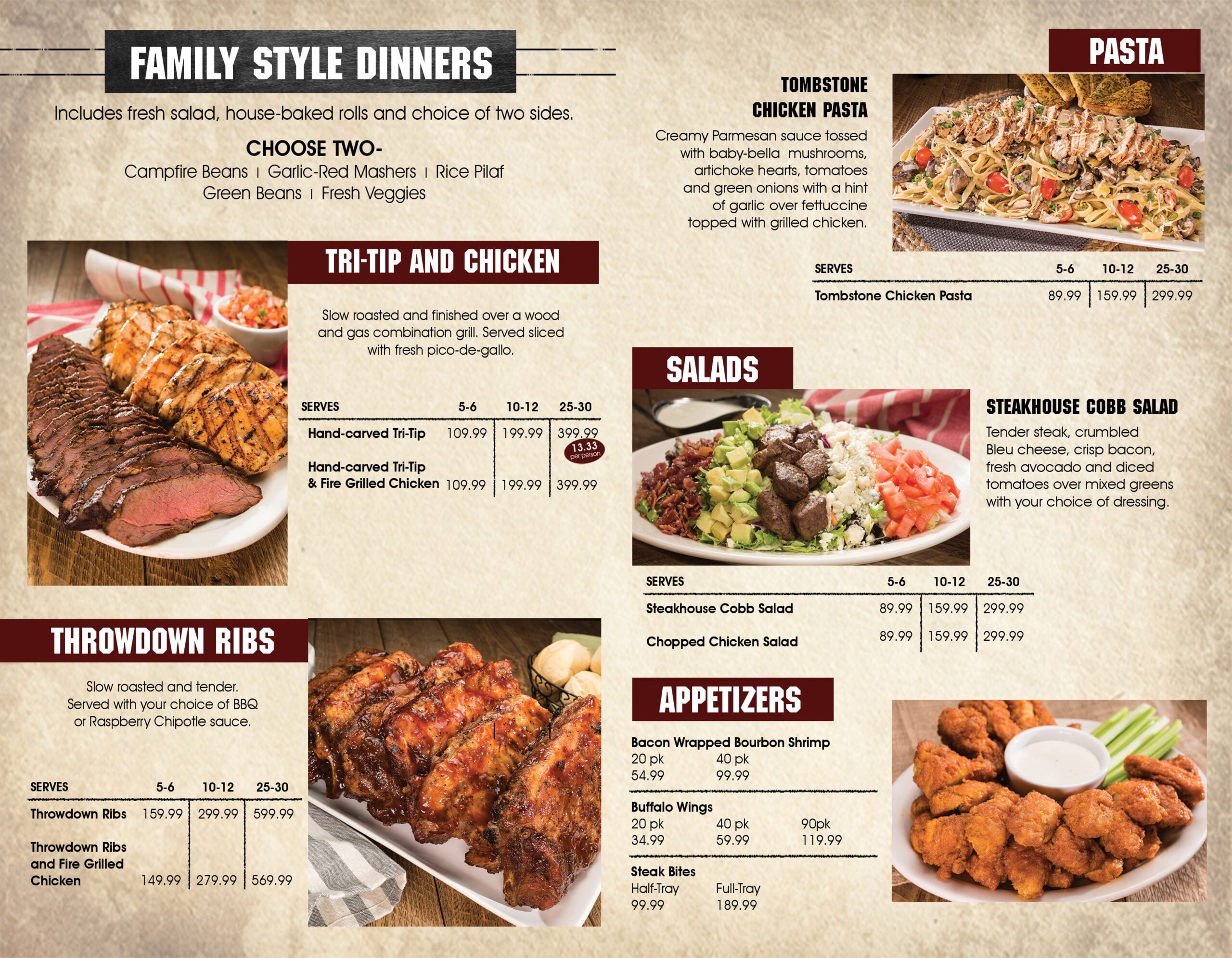 Family Style Dinners